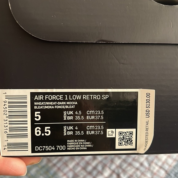 Nike Air Force 1 Low
Wheat Dark Mocha - Picture 5 of 6